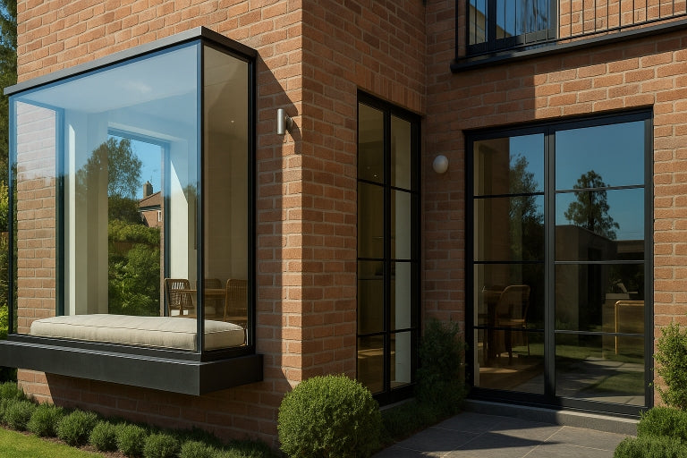 3-Sided Glass Oriel Window